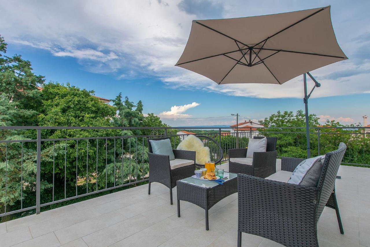 Premium 100M2 Sea View Apartment Liznjan Bagian luar foto